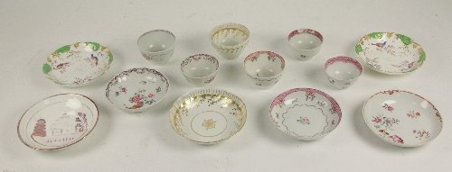 A Newhall tea bowl and saucer