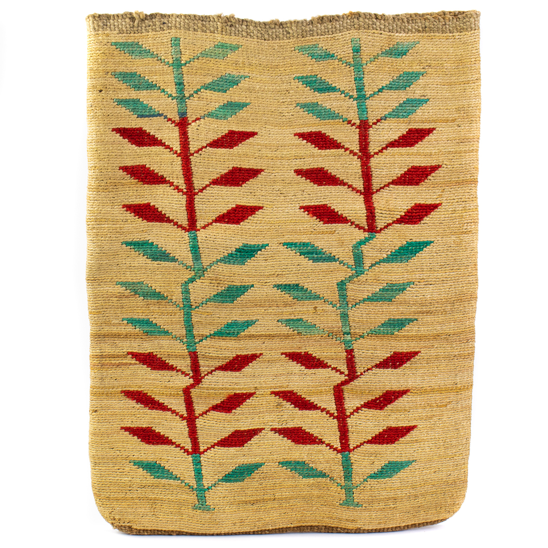 A NEZ PERCE CORN HUSK BAG A Nez