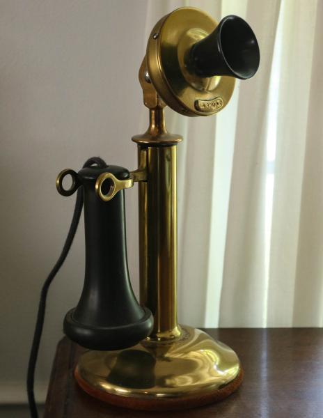 A NICE BRASS CANDLESTICK