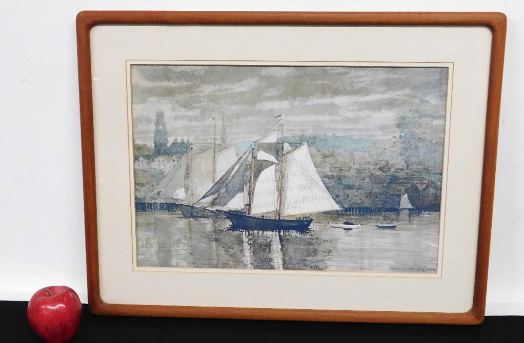A NICELY FRAMED WINSLOW HOMER -