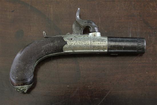 A nickel framed boxlock