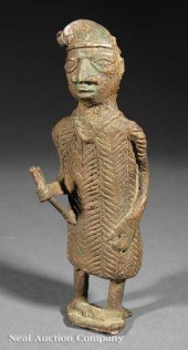 A Nigerian Yoruba Bronze Ogbon