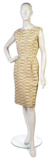 A Nina Ricci Metallic Gold Sil