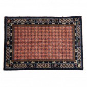 A NINGXIA RUG Salmon-colored f
