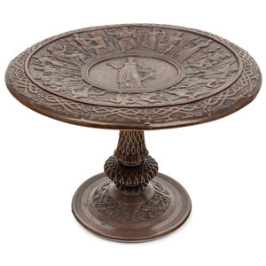 A Nordic Style Bronze Tazza