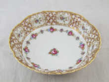 A Noritake ceramic open bowl finely