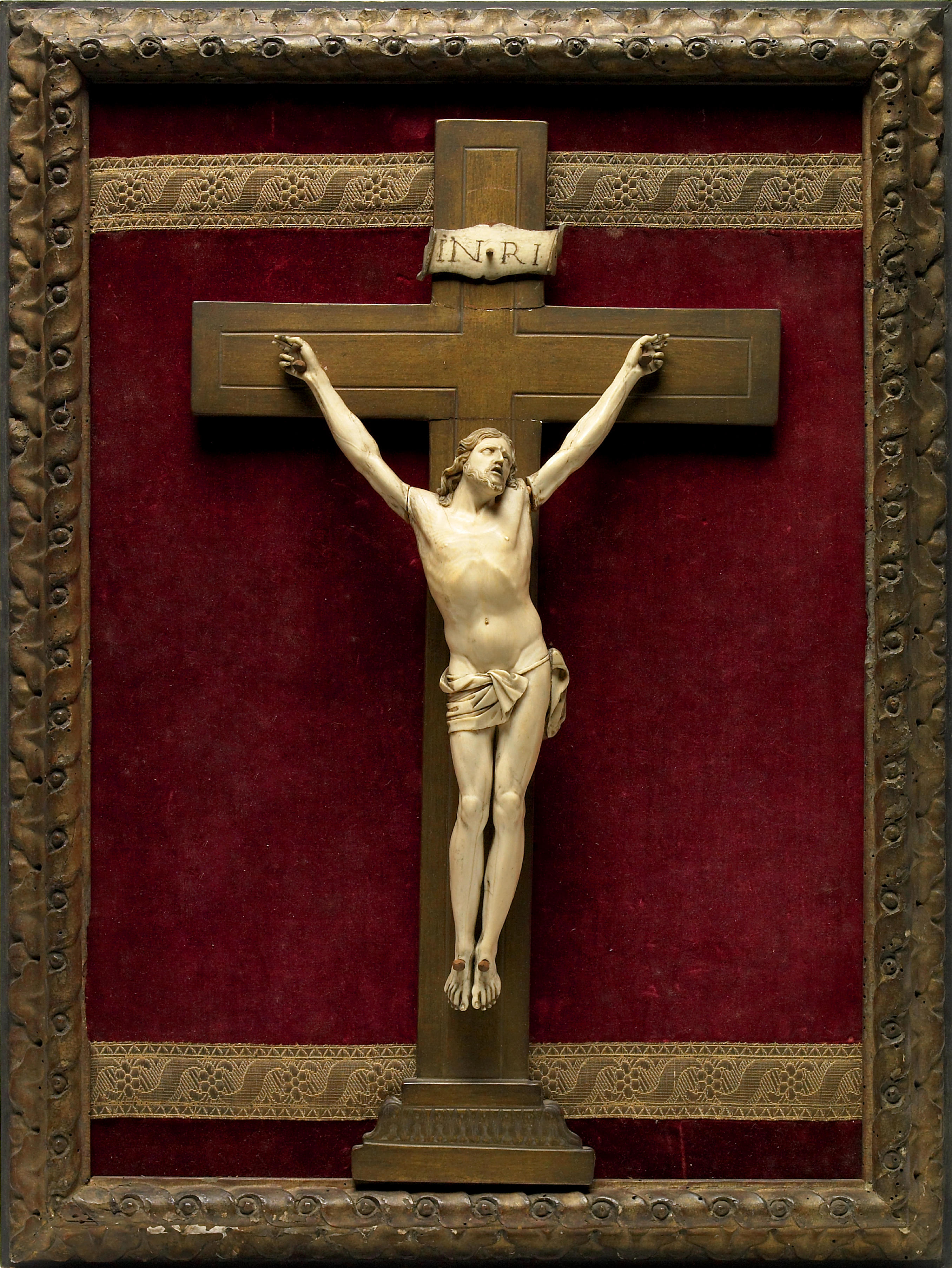 A North European carved ivory