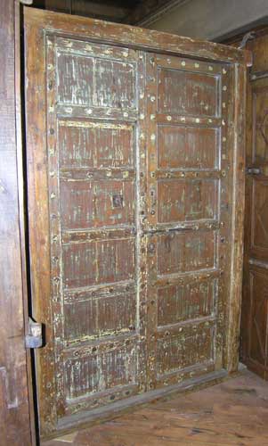 A North Indian Iron Mounted Teak