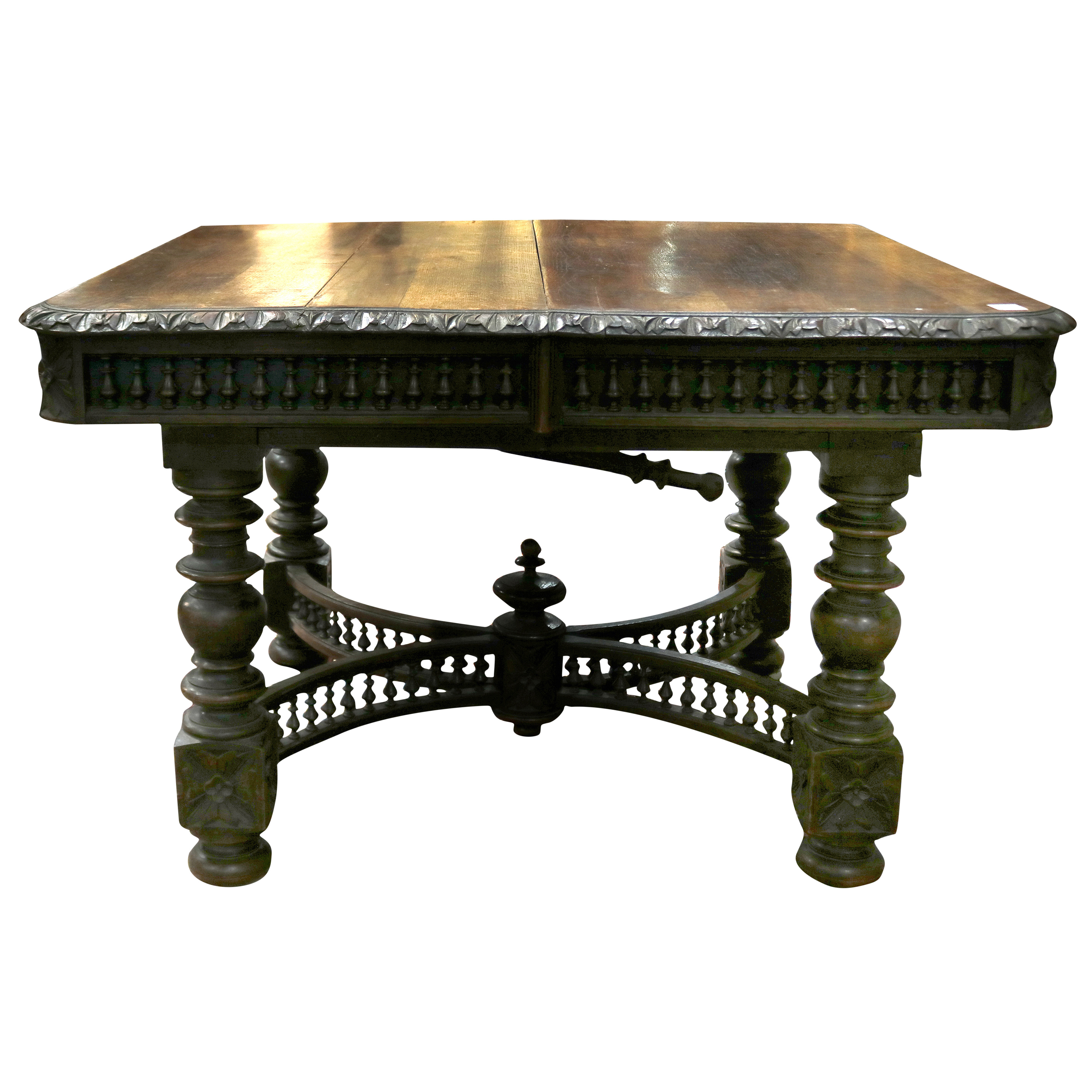 A NORTHERN FRENCH HEAVILY CARVED