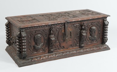 A Northern Italian Walnut Cassone