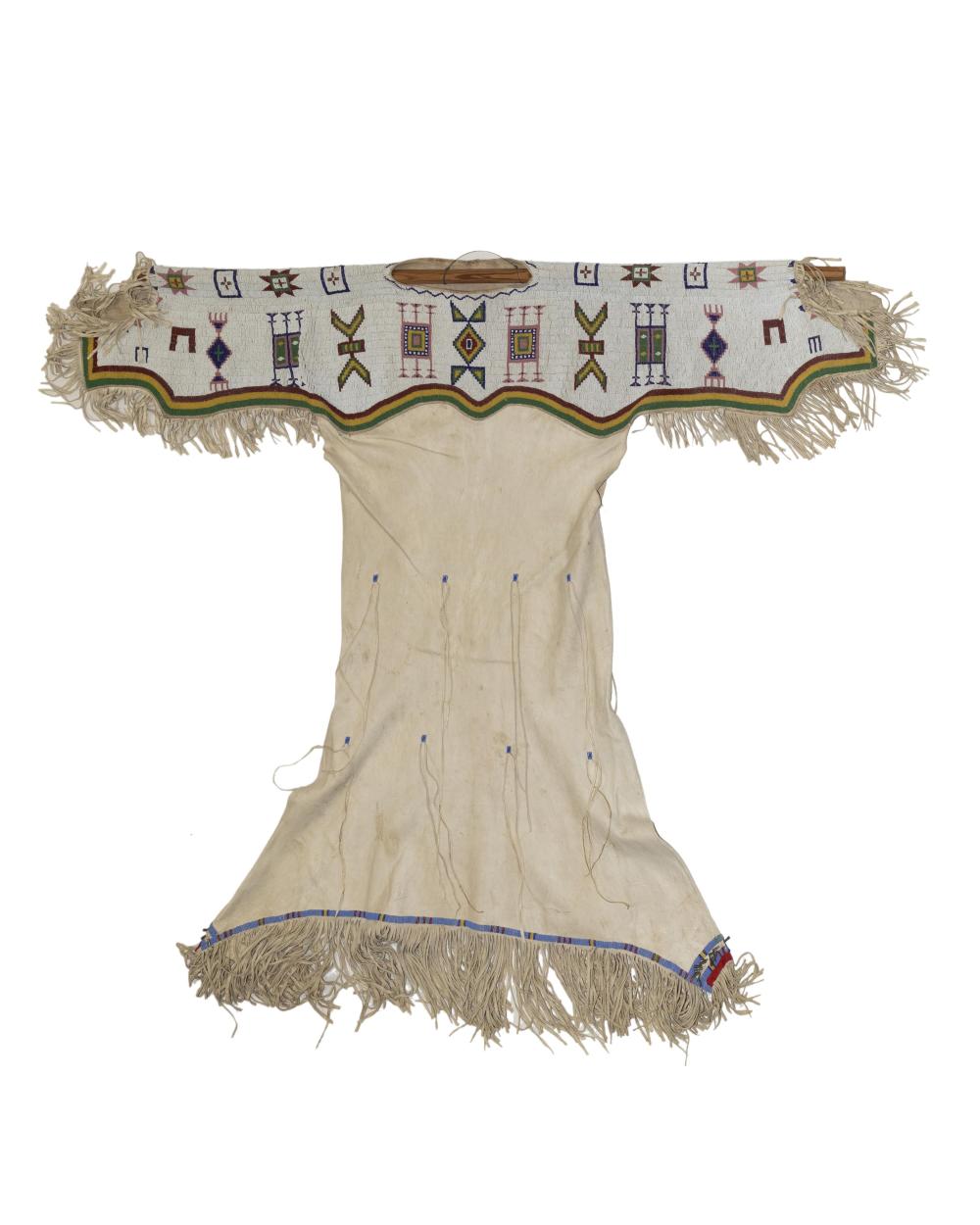 A NORTHERN PLAINS HIDE DRESSA