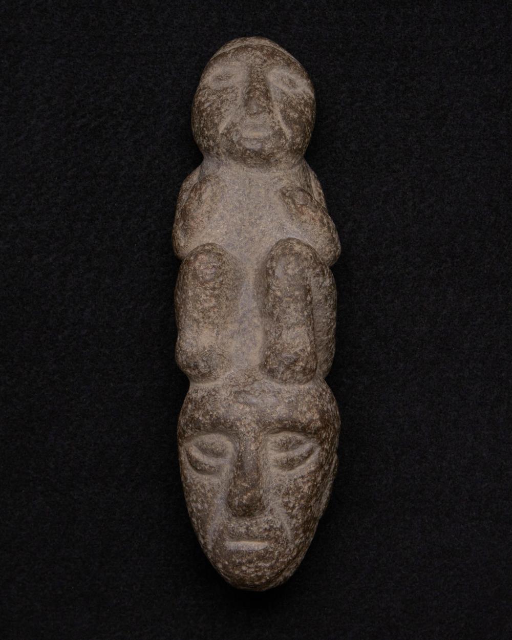A NORTHWEST COAST CARVED STONE