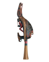 A NORTHWEST COAST CARVED WOOD