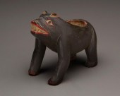 A NORTHWEST COAST CARVED WOOD