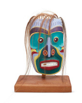 A NORTHWEST COAST POLYCHROME M