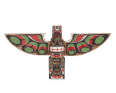 A NORTHWEST COAST POLYCHROME T