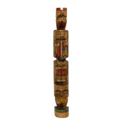 A NORTHWEST COAST TOTEM POLE<b