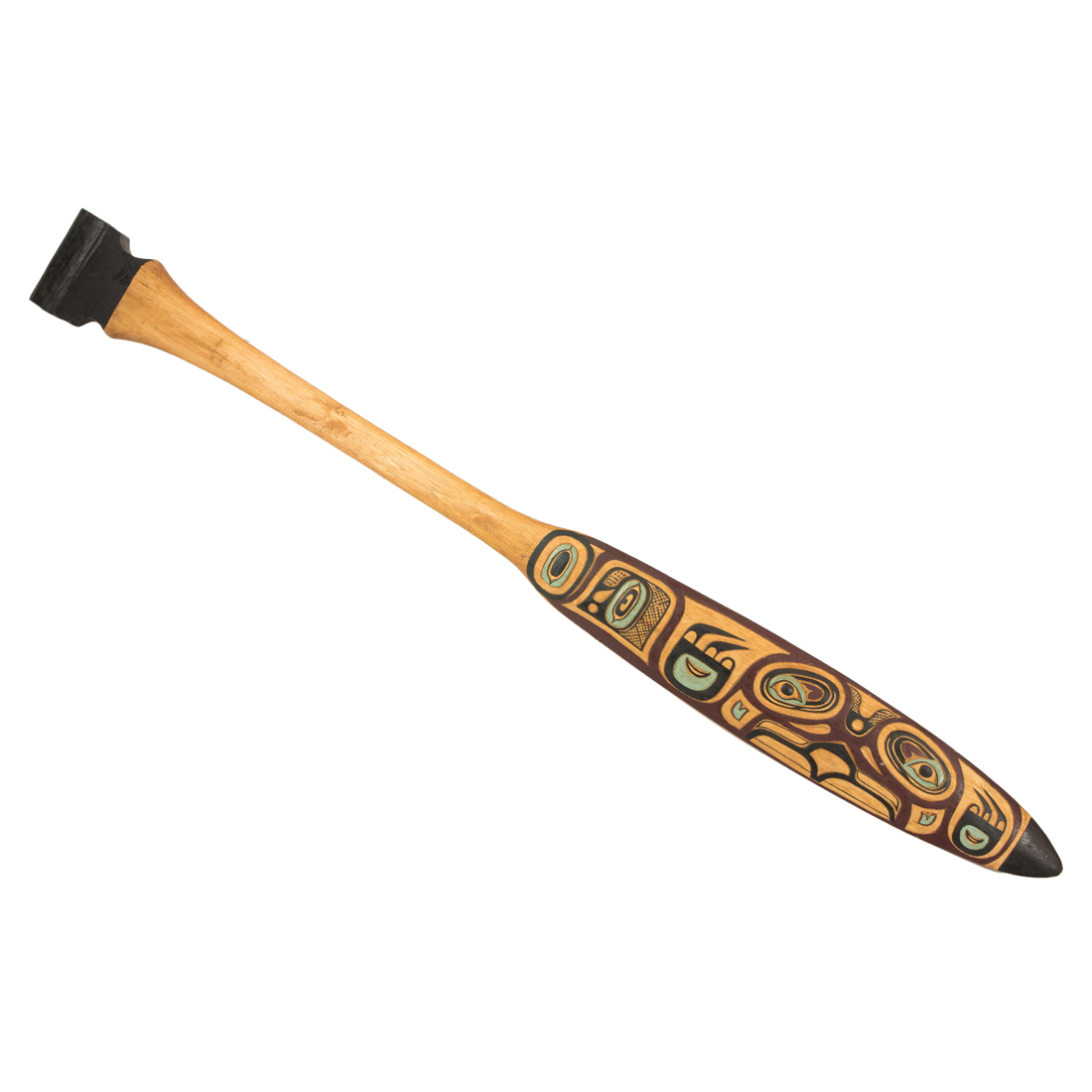 A NORTWEST COAST HAIDA DANCE PADDLE