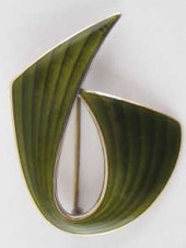 A Norwegian silver and enamel