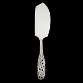 A NORWEGIAN SILVER FISH SLICE,