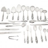 A Norwegian Silver Flatware Se