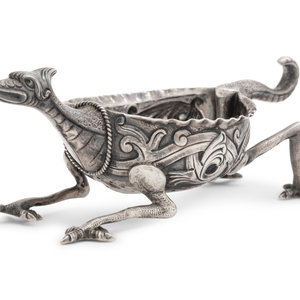 A Norwegian Silver Tea Strainer