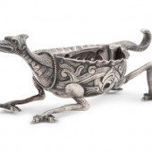 A Norwegian Silver Tea Straine