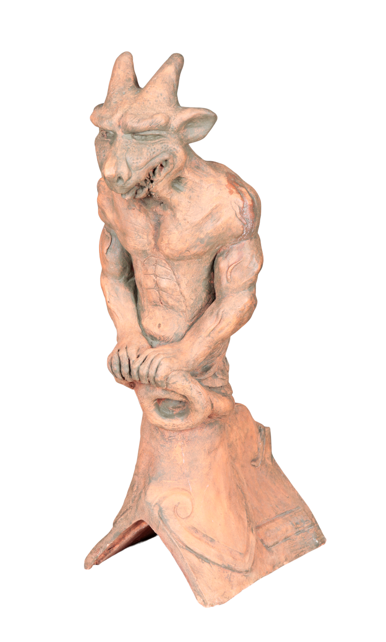 A 'NOTRE DAME' GARGOYLE BY