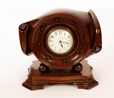 A novelty mantel clock, the