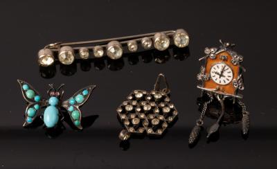 A novelty scarf clip of butterfly