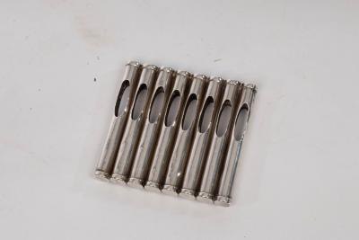 A novelty silver rifle magazine