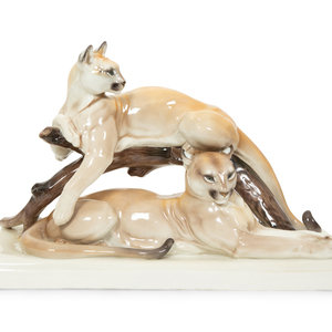 A Nymphemberg Porcelain Model of