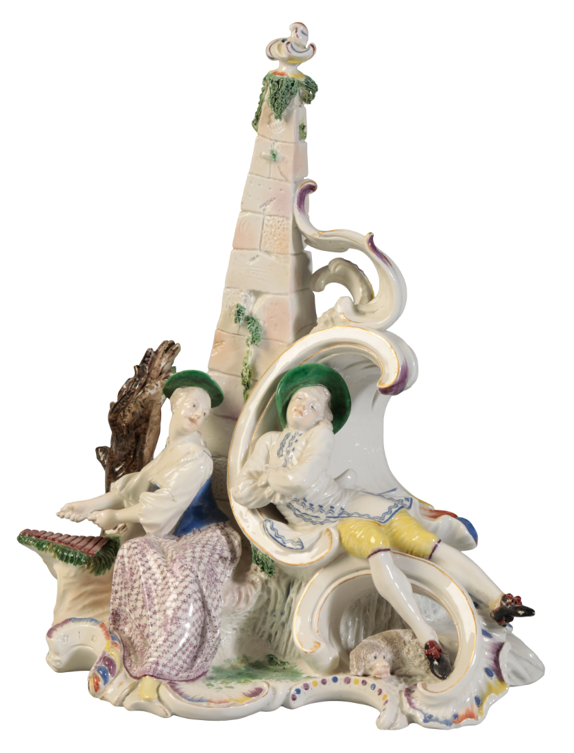 A NYMPHENBURG GROUP OF “THE SLEEPER