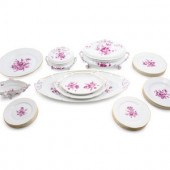 A Nymphenburg Porcelain Dinner