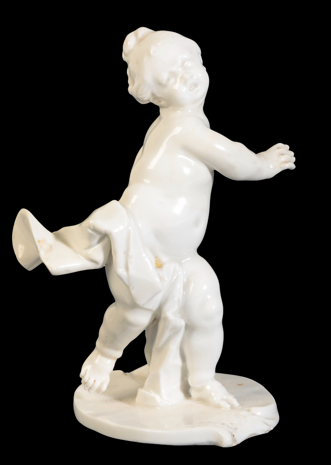 A NYMPHENBURG WHITE FIGURE OF A