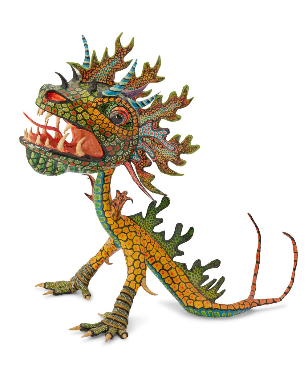 A OAXACAN ALEBRIJE DRAGON FIGUREA