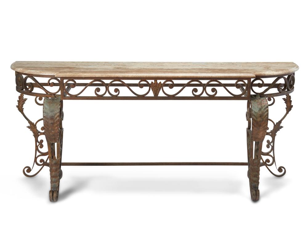 A OSCAR BACH-STYLE WROUGHT IRON