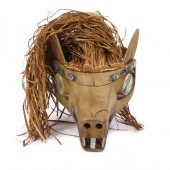 A PACIFIC NORTHWEST WOLF MASK