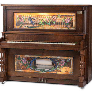 A Packard Stained-Glass Inset 25