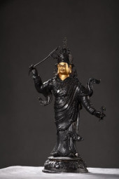 A PADMASAMBHAVA STATUE<br>A PA