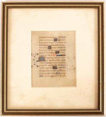 A page from a medieval