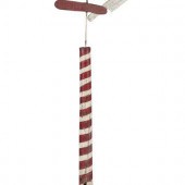 A Paint Decorated Wood Barber