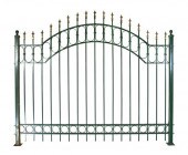 A Painted and Parcel Gilt Stee