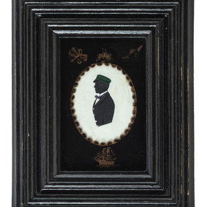 A Painted Silhouette of a Sailor