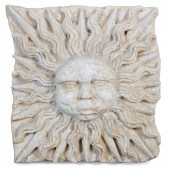 A PAINTED TERRACOTTA RELIEF SU