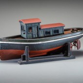 A Painted Wood Model of the Tu