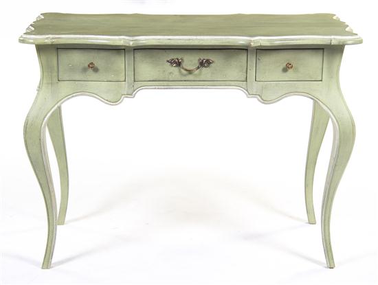 A Painted Wood Vanity having a