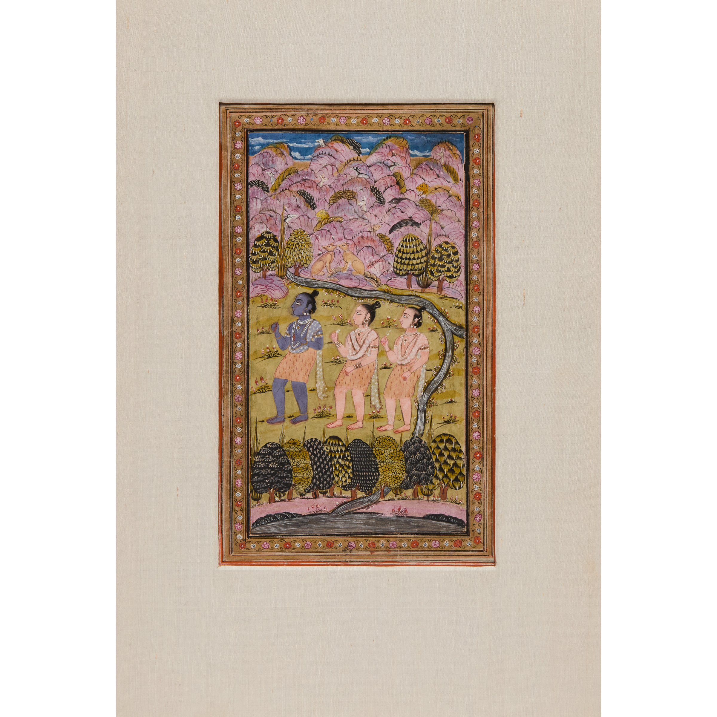 A Painting from a Rasikapriya