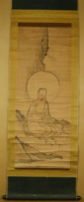 A PAINTING OF BODHIDHARMAA Clo