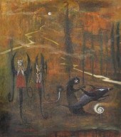 A Painting Signed Leonora Carr